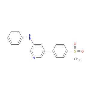 3-Pyridinamine, 5-[4-(methylsulfonyl)phenyl]-N-phenyl-