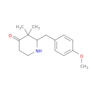 4-Piperidinone, 2-[(4-methoxyphenyl)methyl]-3,3-dimethyl-