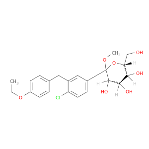 甲基-1-C-[4-氯-3-[(4-乙氧苯基)甲基]苯基]-D-吡喃葡萄糖苷