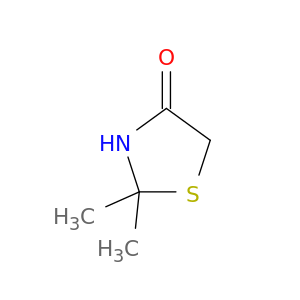 4-Thiazolidinone, 2,2-dimethyl-