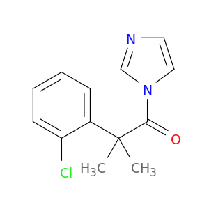 1H-Imidazole, 1-[2-(2-chlorophenyl)-2-methyl-1-oxopropyl]-
