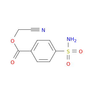 Cyanomethyl 4-sulfamoylbenzoate