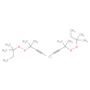 Mercury, bis[3-[(1,1-dimethylpropyl)dioxy]-3-methyl-1-butynyl]-