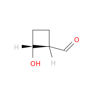 Cyclobutanecarboxaldehyde, 2-hydroxy-, trans-