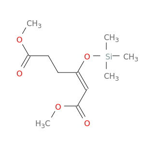 2-Hexenedioic acid, 3-[(trimethylsilyl)oxy]-, dimethyl ester, (E)-