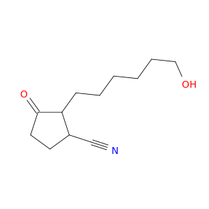 Cyclopentanecarbonitrile, 2-(6-hydroxyhexyl)-3-oxo-