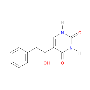 2,4(1H,3H)-Pyrimidinedione,5-(1-hydroxy-2-phenylethyl)-