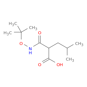Pentanoic acid, 2-[[(1,1-dimethylethoxy)amino]carbonyl]-4-methyl-