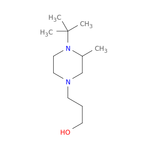 1-Piperazinepropanol,4-(1,1-dimethylethyl)-3-methyl-