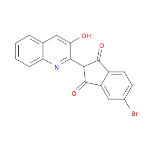 1H-Indene-1,3(2H)-dione, 5-bromo-2-(3-hydroxy-2-quinolinyl)-