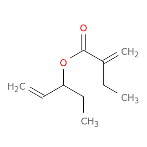 Butanoic acid, 2-methylene-, 1-ethyl-2-propenyl ester