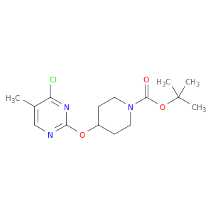 4-(4-氯-5-甲基-嘧啶-2-基氧基)-哌啶-1-羧酸叔丁基酯