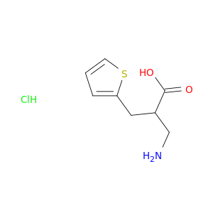 3-amino-2-[(thiophen-2-yl)methyl]propanoic acid hydrochloride