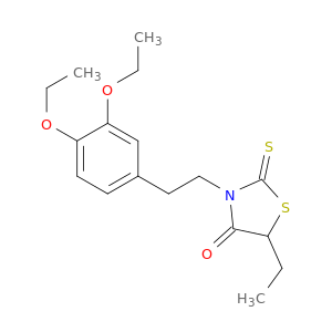 4-Thiazolidinone,3-[2-(3,4-diethoxyphenyl)ethyl]-5-ethyl-2-thioxo-