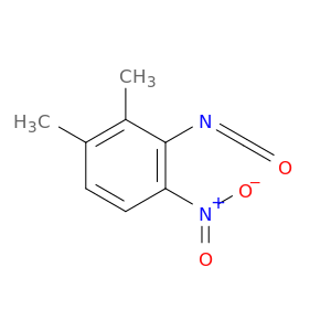 2-异氰酸盐-3,4-二甲基-1-硝基苯