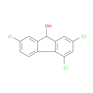 fluoren-9-ol, 2,4,7-trichloro-