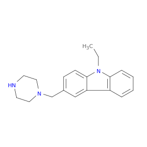 9-ETHYL-3-(PIPERAZIN-1-YLMETHYL)-9H-CARBAZOLE