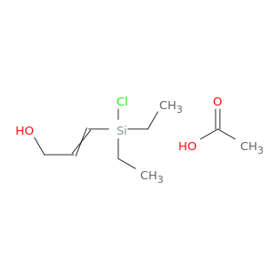 2-Propen-1-ol, 3-(chlorodiethylsilyl)-, acetate