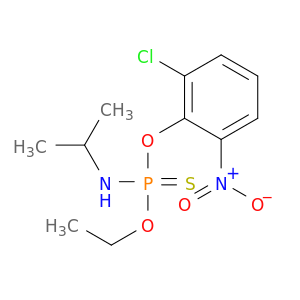 N-[(2-chloro-6-nitro-phenoxy)-ethoxy-phosphinothioyl]propan-2-amine