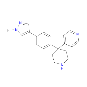 4-[4-[4-(1H-吡唑-4-基)苯基]-4-哌啶基]吡啶