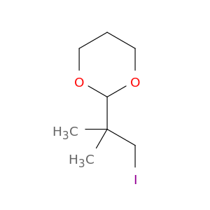 1,3-Dioxane, 2-(2-iodo-1,1-dimethylethyl)-