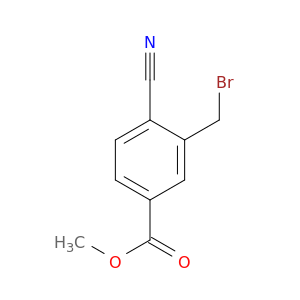 3-(溴甲基)-4-氰基苯甲酸甲酯
