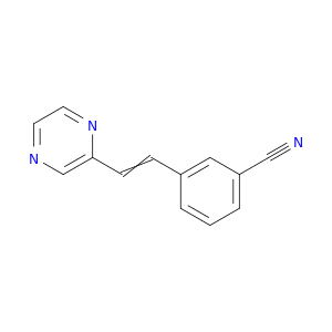 BENZONITRILE, 3-[2-(2-PYRAZINYL)ETHENYL]-
