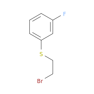 1-[(2-Bromoethyl)sulfanyl]-3-fluorobenzene