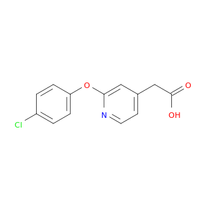 4-Pyridineacetic acid, 2-(4-chlorophenoxy)-
