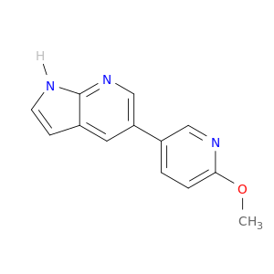 1H-Pyrrolo[2,3-b]pyridine, 5-(6-methoxy-3-pyridinyl)-
