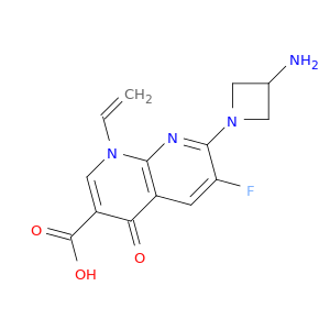 1,8-Naphthyridine-3-carboxylicacid, 7-(3-amino-1-azetidinyl)-1-ethenyl-6-fluoro-1,4-dihydro-4-oxo-