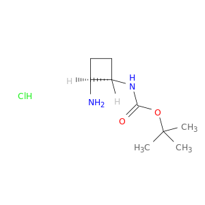 rac-[(1S,2S)-2-氨基环丁基]氨基甲酸叔丁酯盐酸盐