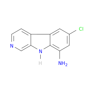 9H-Pyrido[3,4-b]indol-8-amine, 6-chloro-
