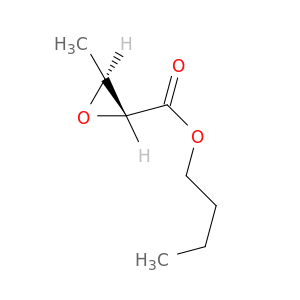 Oxiranecarboxylic acid, 3-methyl-, butyl ester, trans-