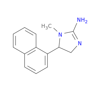 1H-Imidazol-2-amine,4,5-dihydro-1-methyl-5-(1-naphthalenyl)-