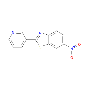 Benzothiazole, 6-nitro-2-(3-pyridinyl)-