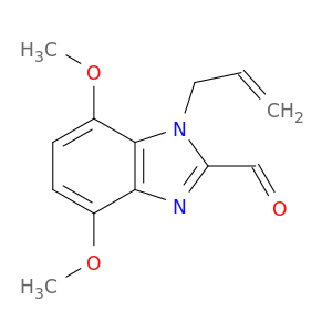 1H-Benzimidazole-2-carboxaldehyde, 4,7-dimethoxy-1-(2-propenyl)-