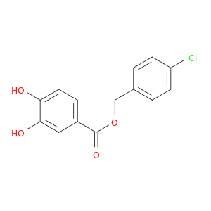Benzoic acid, 3,4-dihydroxy-, (4-chlorophenyl)methyl ester