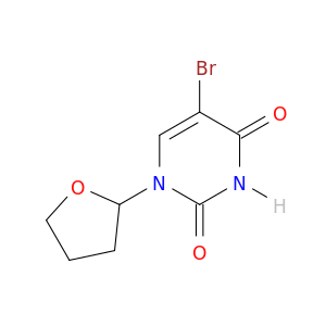 2,4(1H,3H)-Pyrimidinedione, 5-bromo-1-(tetrahydro-2-furanyl)-