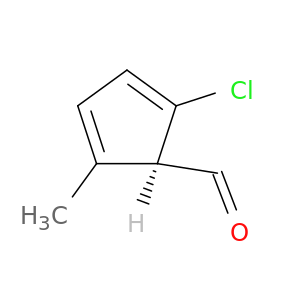 2,4-Cyclopentadiene-1-carboxaldehyde, 2-chloro-5-methyl-, (1R)-