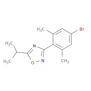 1,2,4-Oxadiazole, 3-(4-bromo-2,6-dimethylphenyl)-5-(1-methylethyl)-