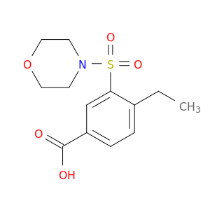 4-Ethyl-3-(morpholine-4-sulfonyl)benzoic Acid