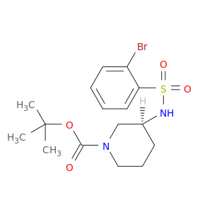 (S)-3-(2-BROMOBENZENESULFONAMIDO)-N-BOC-PIPERIDINE