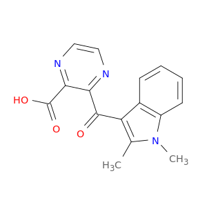 Pyrazinecarboxylic acid, 3-[(1,2-dimethyl-1H-indol-3-yl)carbonyl]-