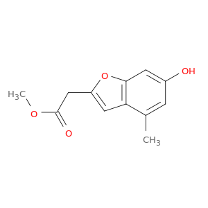 2-(6-羟基-4-甲基苯并呋喃-3-基)乙酸甲酯