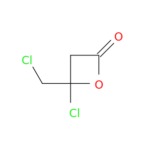 2-Oxetanone, 4-chloro-4-(chloromethyl)-
