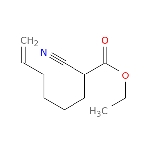 7-Octenoic acid, 2-cyano-, ethyl ester