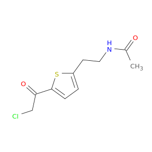 Acetamide, N-[2-[5-(chloroacetyl)-2-thienyl]ethyl]-