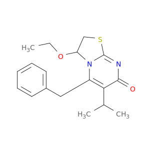 5-benzyl-3-ethoxy-6-(propan-2-yl)-2,3-dihydro-7h-[1,3]thiazolo[3,2-a]pyrimidin-7-one