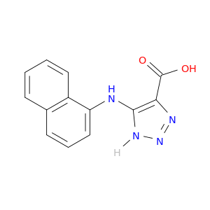 5-(1-NAPHTHALENYLAMINO)-1H-1,2,3-TRIAZOLE-4-CARBOXYLIC ACID